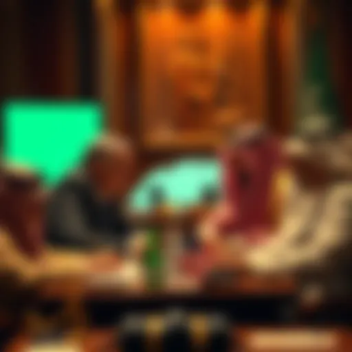 US-Saudi Partnership in Oil Historic meeting between US and Saudi leaders discussing oil agreements in 1974