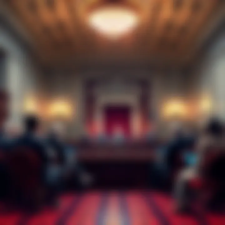 Senators discussing cryptocurrency taxation with industry leaders present