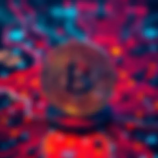 A digital representation of a Bitcoin node operated by the U.S. military, symbolizing blockchain technology and security