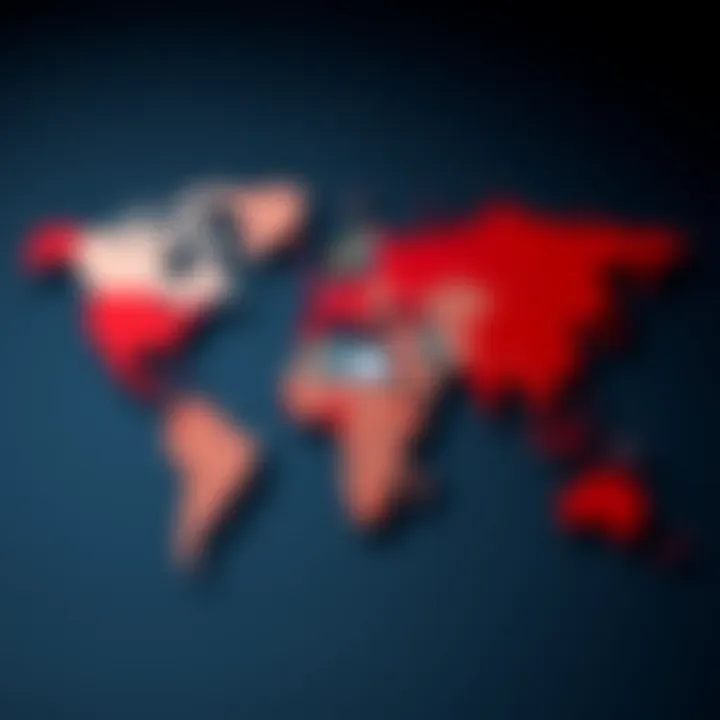A graphic showing a world map highlighting Global South countries with the US flag standing out against it, representing the US opposition to the UN resolution.