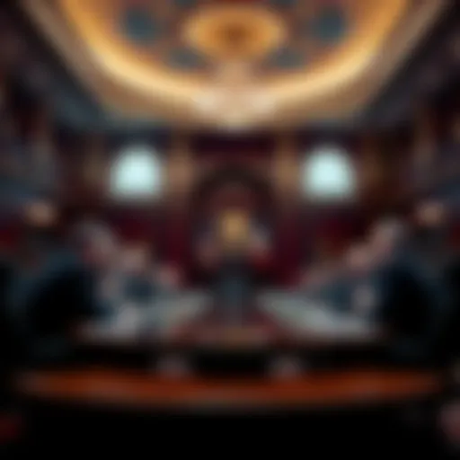 The US Senate Banking Committee discussing the Crypto Clarity Act draft bill in a meeting room.