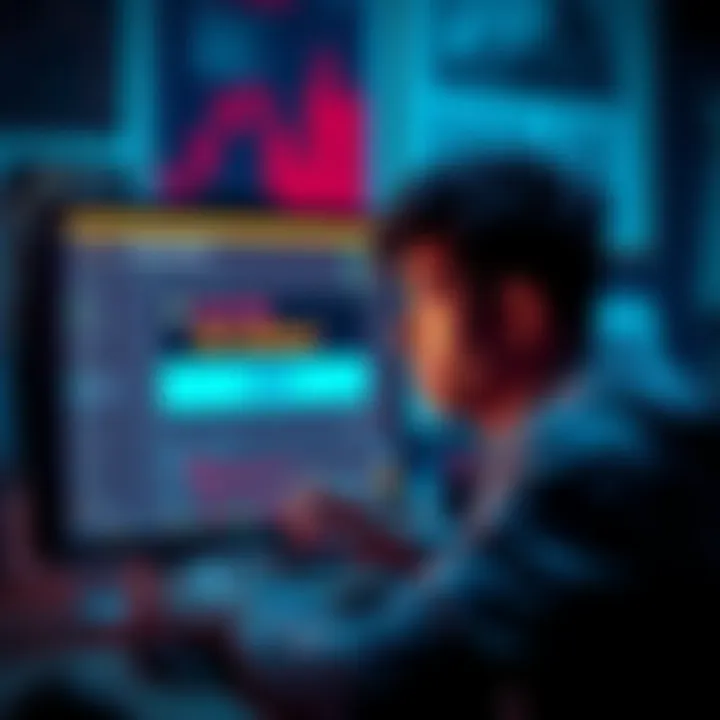 A frustrated person looking at a computer screen with a pending USD withdrawal message