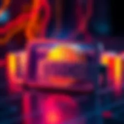 USDC Escrow Concept A graphic showing a digital wallet with USDC coins locked in an escrow, symbolizing security in online transactions.