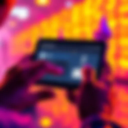 USDC on Ethereum A person using Metamask to acquire USDC on the Ethereum network, showing a digital wallet and transaction interface.