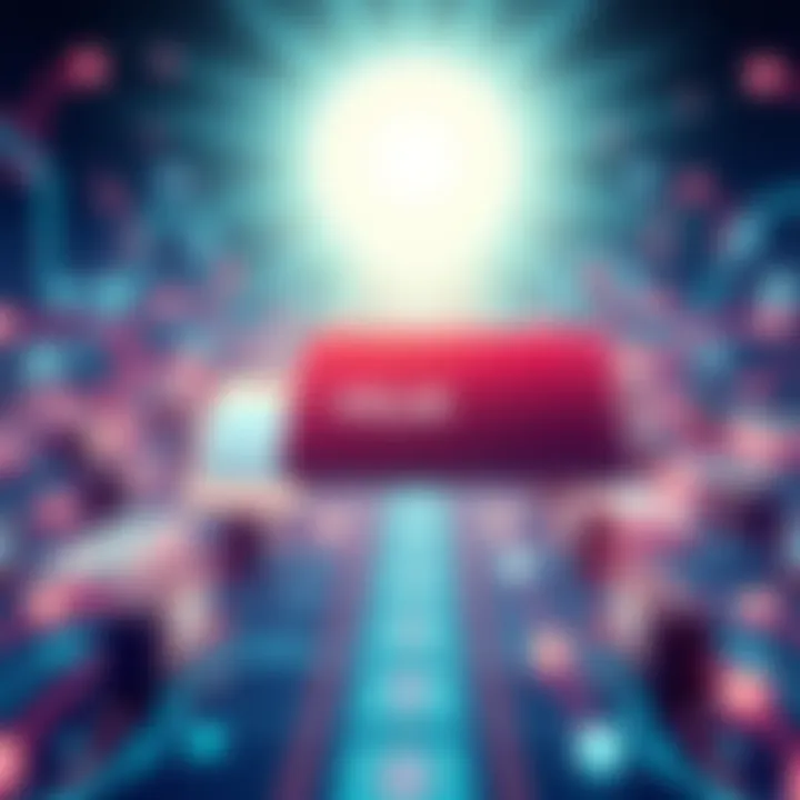 USDC Payment Router on Stellar Illustration showing a digital payment system with USDC transactions and fee splitting features on the Stellar network