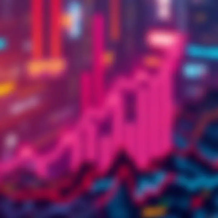 A graphic showing USDC transactions increasing above USDT, indicating a shift in stablecoin market dynamics.