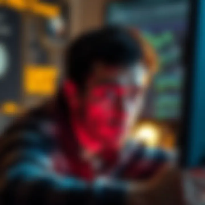 A person looking frustrated at their computer screen while trying to fix a USDT wallet transfer issue.