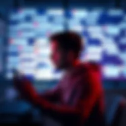 A person looking at a screen filled with notifications of direct messages, expressing concern about their legitimacy