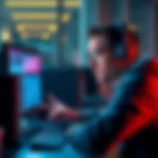 A person looking at a computer screen, expressing concern about low sales on XMR Bazaar marketplace