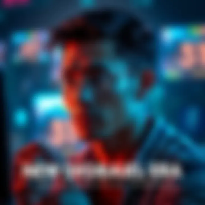 Engagement in the Digital Era A user contemplating a video before unlocking rewards on a digital platform, reflecting concern and curiosity.