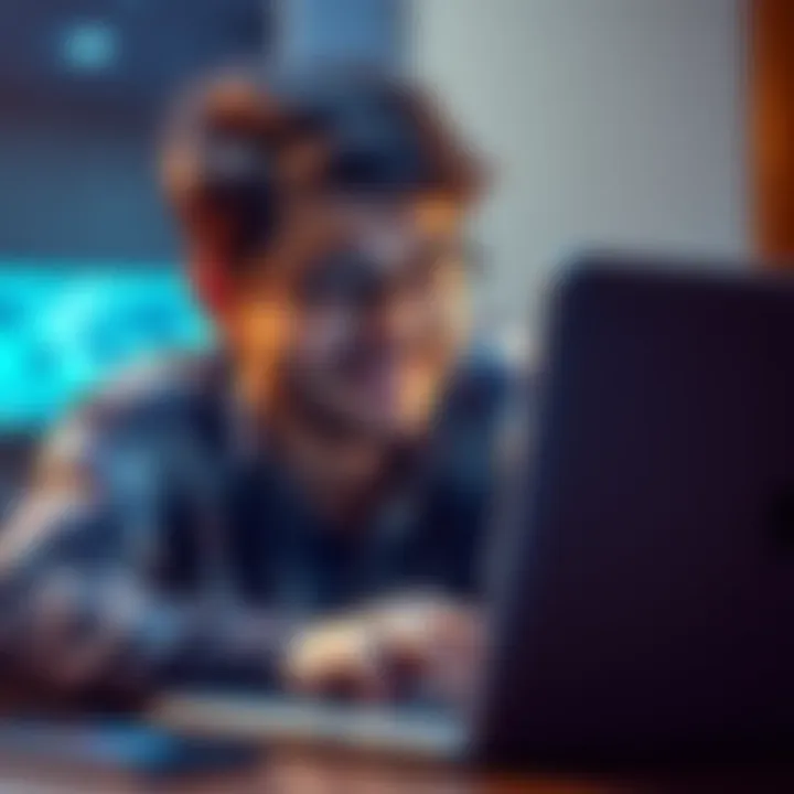 A person looking relieved while checking their cryptocurrency wallet on a laptop, showing regained Ethereum funds