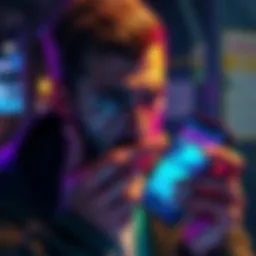 A concerned individual showing frustration over a locked cryptocurrency account with Kraken, holding a smartphone displaying financial information