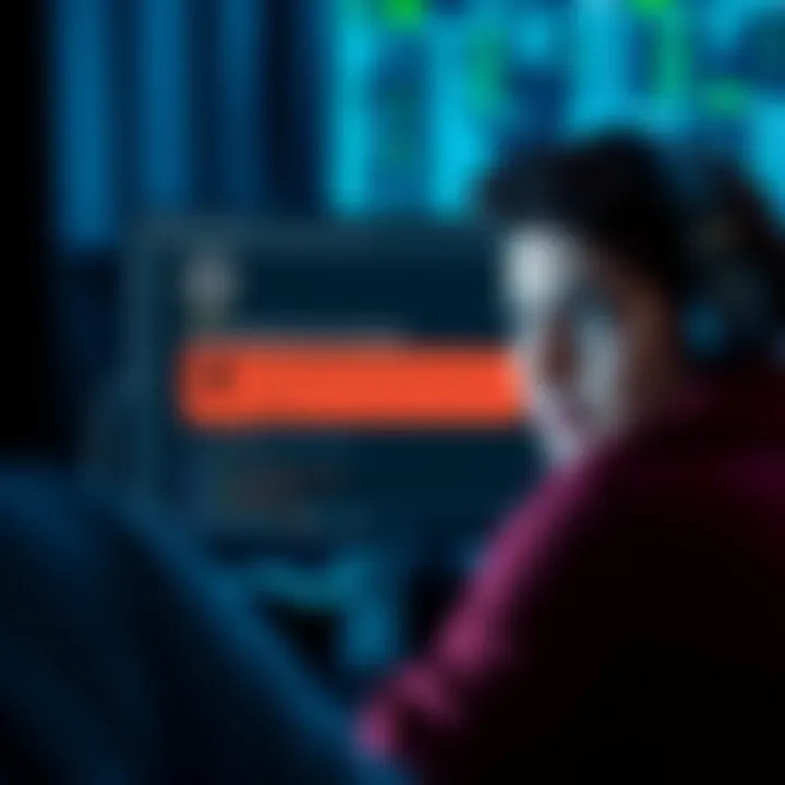 A person looking frustrated while receiving an error message on a computer screen about being kicked from a crypto forum after asking for help with withdrawals.