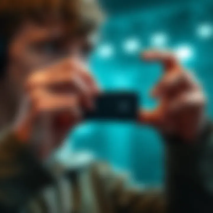 Person holding a Ledger Nano X wallet while looking concerned