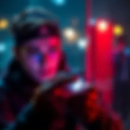 User Encountering App Sign-Up Error A frustrated person looking at their phone with error messages on the screen while trying to sign up for an app