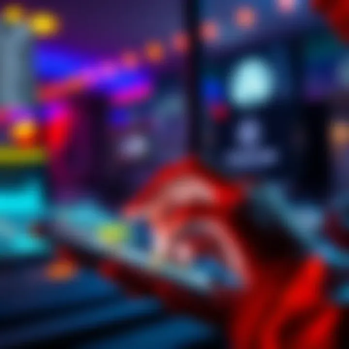 A person using a smartphone to swap coins on the Phantom Wallet app, focused on minimizing transaction fees.