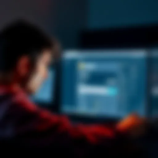A frustrated person looking at their computer screen with a worried expression, showing a crypto wallet application with a zero balance