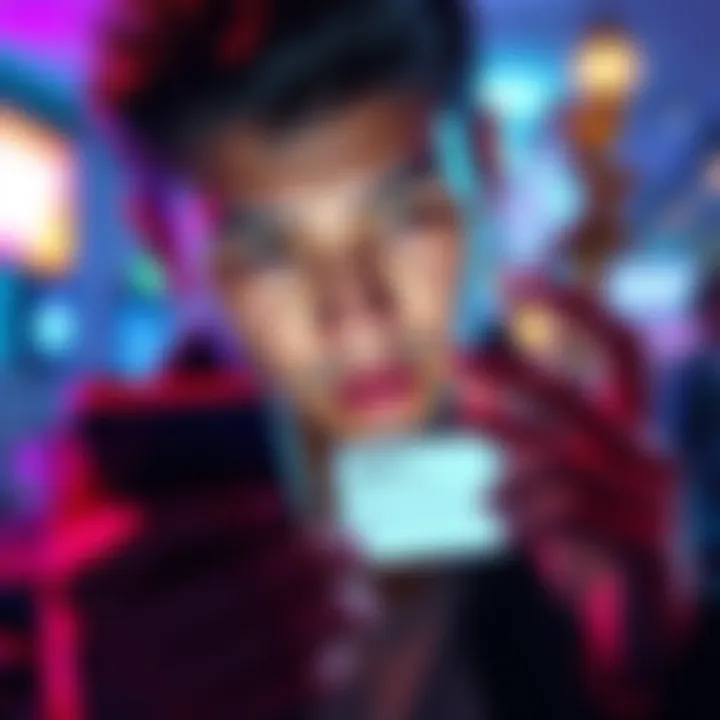 A person looking at their phone with a confused expression, showing a cash-out app display with an alert about missing funds.