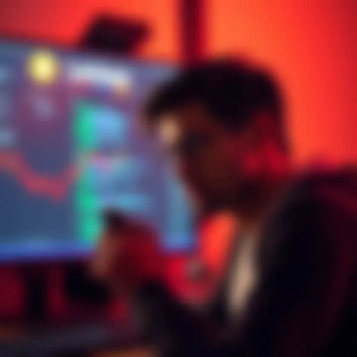 A person thinking about transferring assets from Ledger X to Coinbase Wallet, with a Ledger X device and a computer screen in view.