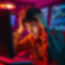 A person looking at a computer screen with a worried expression, hands on their head, reflecting on a lost digital wallet portfolio after recovery attempts.