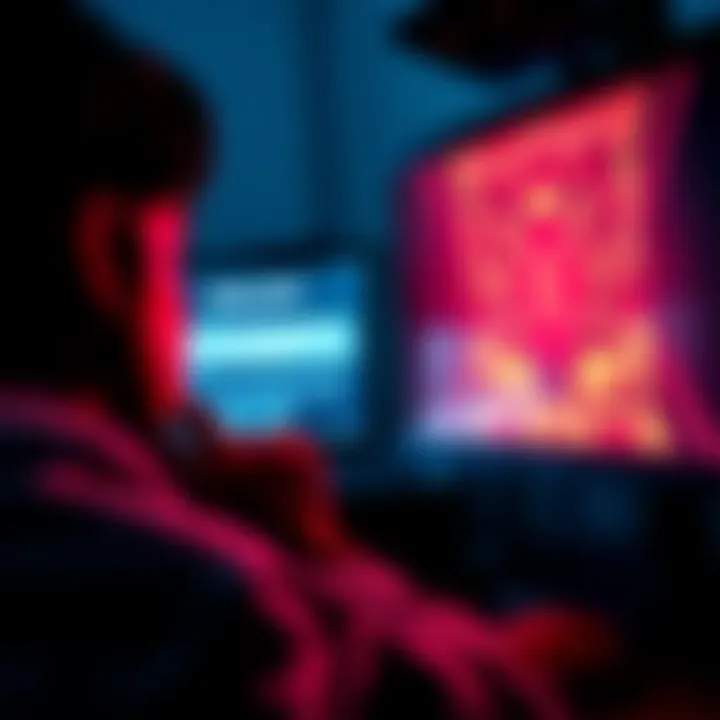 A person looking shocked while staring at a computer screen showing a wallet theft alert.
