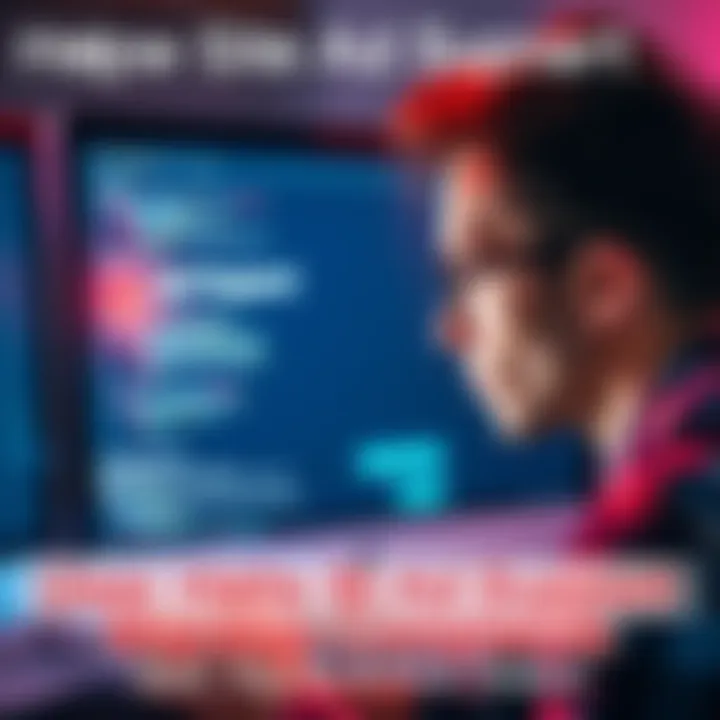 A person looking frustrated while turning off ad support on a computer screen, symbolizing dissatisfaction with payout delays.