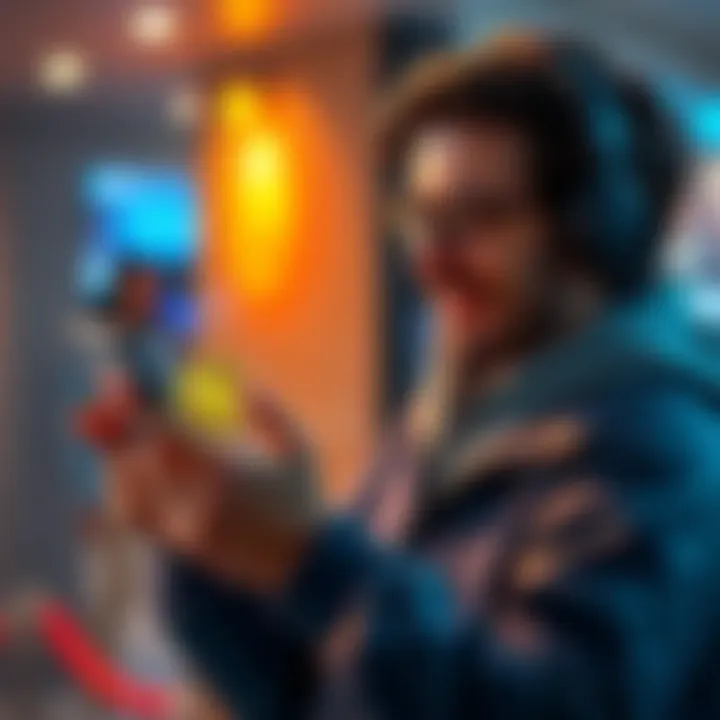 A user checks their Revolut app showing successful withdrawal of XRP, with a smile on their face.