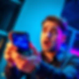 User's Wallet Compromised A person looking shocked and frustrated while holding a phone, with a digital wallet interface on the screen showing a drained balance.