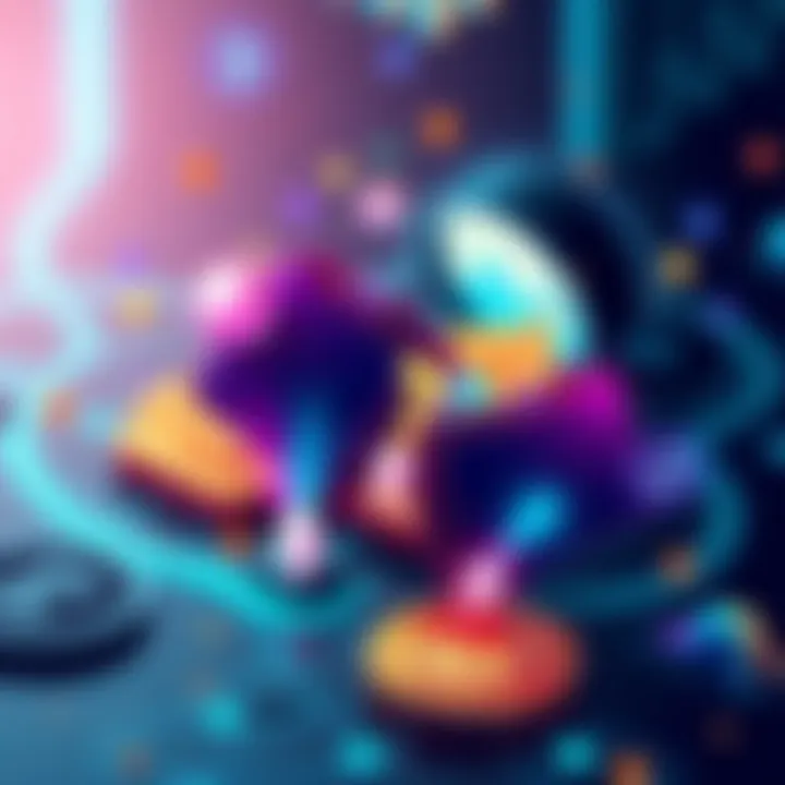 An illustrative concept of digital wallets merging, symbolizing UTXO consolidation and financial strategy.