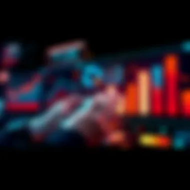 A visual representation of the steps involved in calculating validations, with charts and data points highlighting accuracy in data assessment.