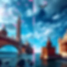 Valuable Assets vs. Landmarks A visual comparison of high-value assets and famous landmarks, highlighting the differences in worth.