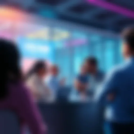 Community members discussing VeChain updates in a chat setting