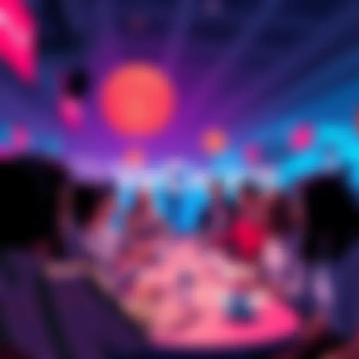 People engaged in a discussion about VeChain updates and blockchain technology