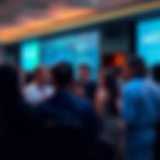 People engaging in a discussion about VeChain updates and sustainability initiatives in a forum setting
