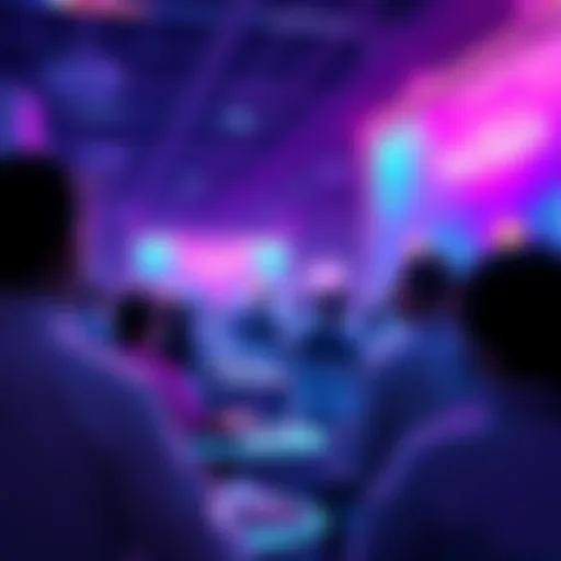 People discussing VeChain's latest upgrades and sustainable initiatives in a vibrant forum setting