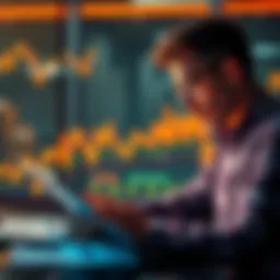 Verifying Crypto Project Sources A person checking a laptop with crypto project information while analyzing data and documents