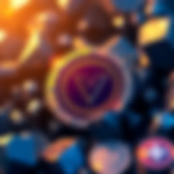 Illustration of Vero (VER) stablecoin, showcasing Monero's privacy features with Swiss franc elements, symbolizing financial security.