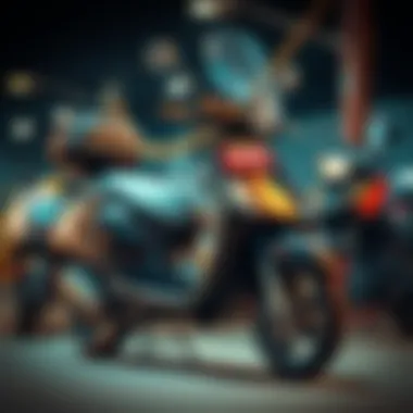 Vespa GTV for Sale A sold Vespa GTV scooter with a price tag of $5500, symbolizing investment in Bitcoin