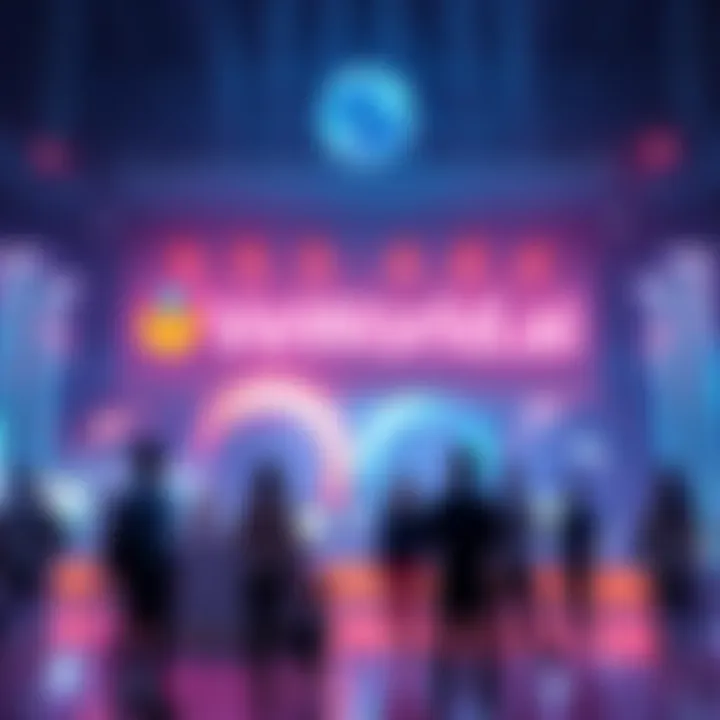 VeWorld.ai Launch Launch Launch event for VeWorld.ai with people interacting with apps and digital displays in the VeChain ecosystem
