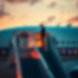 The Vice President is boarding Air Force Two as it prepares for a diplomatic trip, with a focus on international relations.