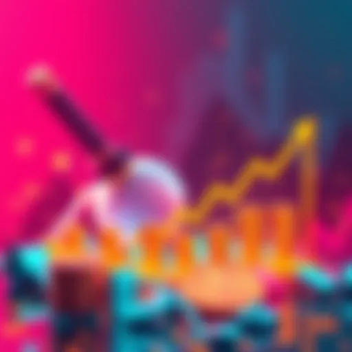 A graph showing rising returns on investments with special VIP rates for SOL and USDT/USDC