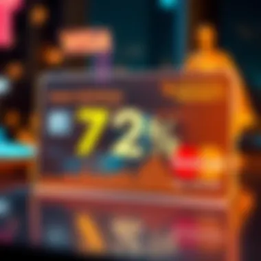 A graphic showing Visa's dominance in the crypto card market, highlighting its 72% share compared to Mastercard's smaller portion. The visual includes logos of Visa and Mastercard.