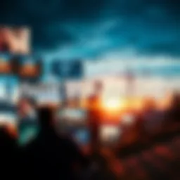 A collage of various images illustrating key ideas in communication, showcasing how visuals can enhance messages, engagement, and understanding.