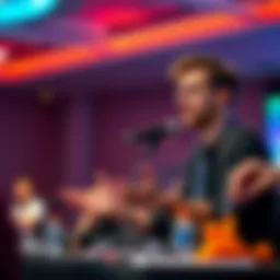 Vitalik Buterin presenting ideas about increasing the Layer 1 gas limit to 45 million at a conference