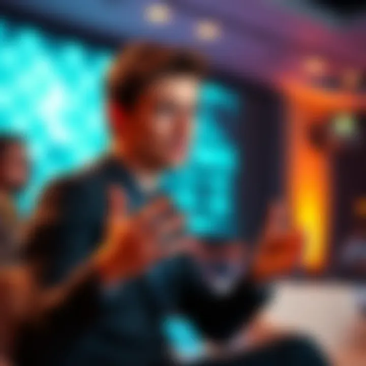 Vitalik Buterin speaking at a conference about the impact of AI on Ethereum development