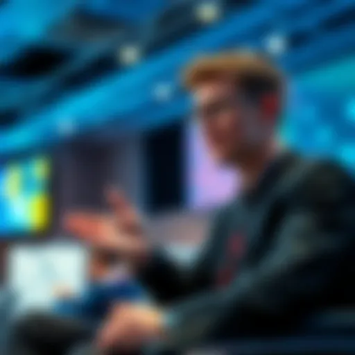 Vitalik Buterin speaking about the problems of fake decentralization in a conference setting