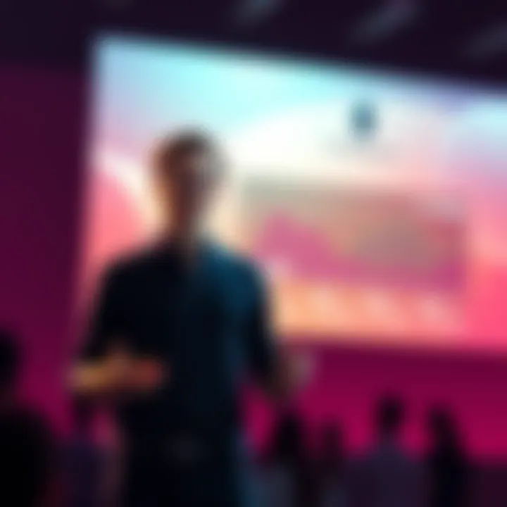 Vitalik Buterin Ethereum Scaling Presentation Vitalik Buterin presenting the new Ethereum L1 scaling roadmap, highlighting EIP-4444 and Stateless Clients with a graphic showing improved performance, faster transactions, and leaner nodes.