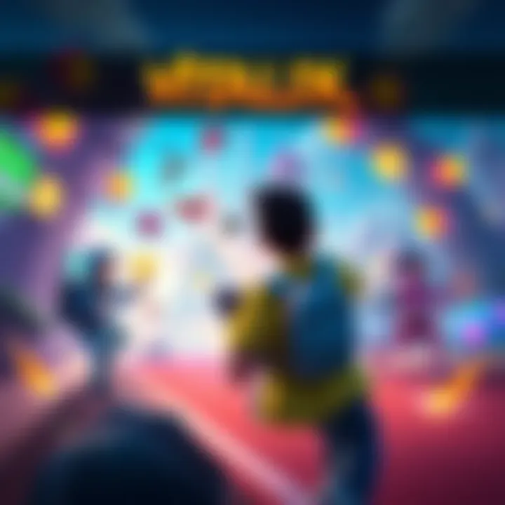 A player immersed in the vibrant world of Vitalik Run, engaging with colorful characters and dynamic environments, showcasing the game's lively atmosphere.