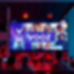 A vibrant screen showing people engaging in video chat, highlighting interest-based matching and group hangouts, with the $VOOZ token logo displayed prominently.