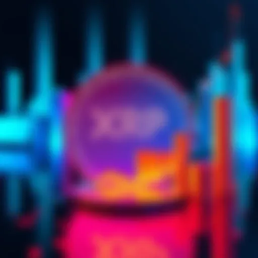 A graphic showing a digital representation of voting for the XRPL Lending Protocol alongside a rising XRP price trend.